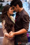 Alia Bhatt and Arjun Kapoor in 2 States Movie Stills Pic 3