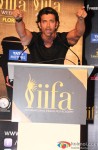 Hrithik Roshan during the press meet of IIFA Pic 1