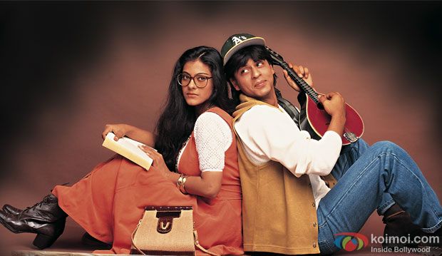 Kajol and Shah Rukh Khan in a still from movie 'Dilwale Dulhania Le Jayenge'