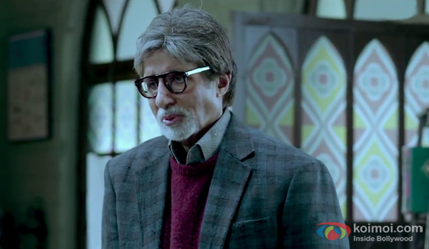 Amitabh Bachchan in a still from movie ‘Bhoothnath Returns’