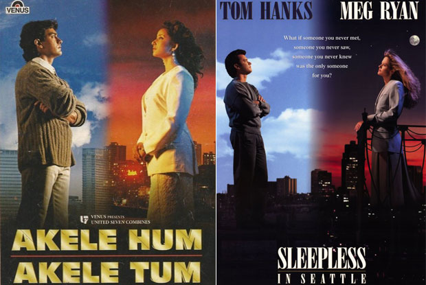Akele Hum Akele Tum and Sleepless In Seattle: Original Hum, Copy Tum