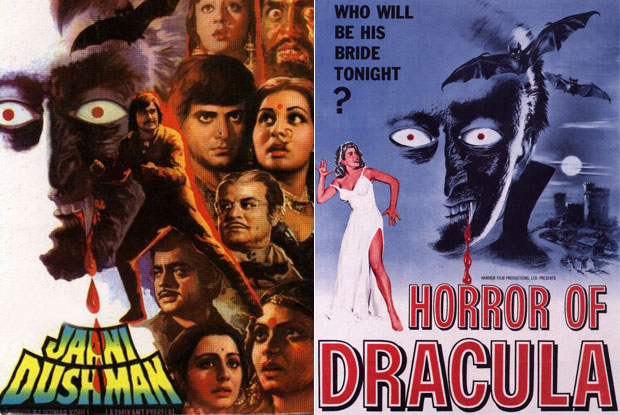 Jaani Dushman and Horror Of Dracula: Horror Of Copied Poster!