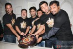 Vikramaditya Motwane, Vijay Singh, Karan Johar, Vikas Bahl, Ranbir Kapoor and Anurag Kashyap at the Bombay Velvet's wrap up party Pic 1