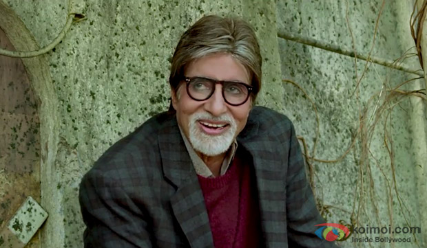 Amitabh Bachchan in a still from movie 'Bhoothnath Returns'