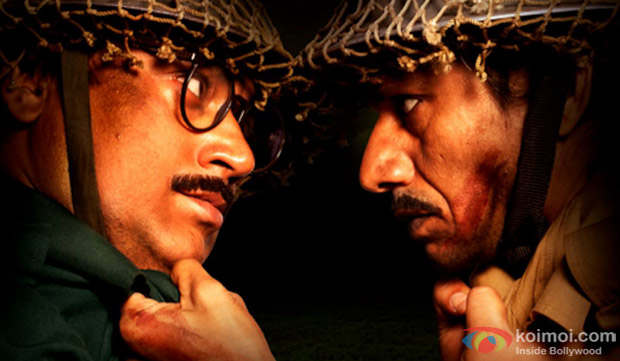 Manu Rishi and Vishwajeet Pradhan in a still from movie 'Kya Dilli Kya Lahore'