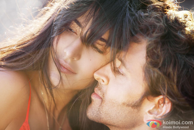 Katrina Kaif and Hrithik Roshan in a still from movie ‘Bang Bang’