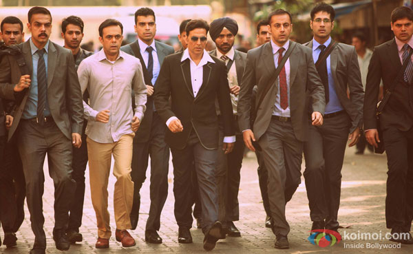 Akshay Kumar in a still from movie ‘Holiday – A Soldier Is Never Off Duty’
