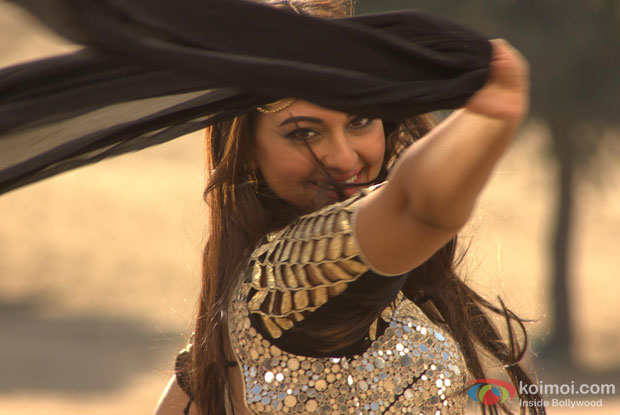 Sonakshi Sinha in a still from movie ‘Holiday – A Soldier Is Never Off Duty’