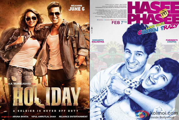 Holiday - A Soldier Is Never Off Duty and Hasee Toh Phasee Movie Poster