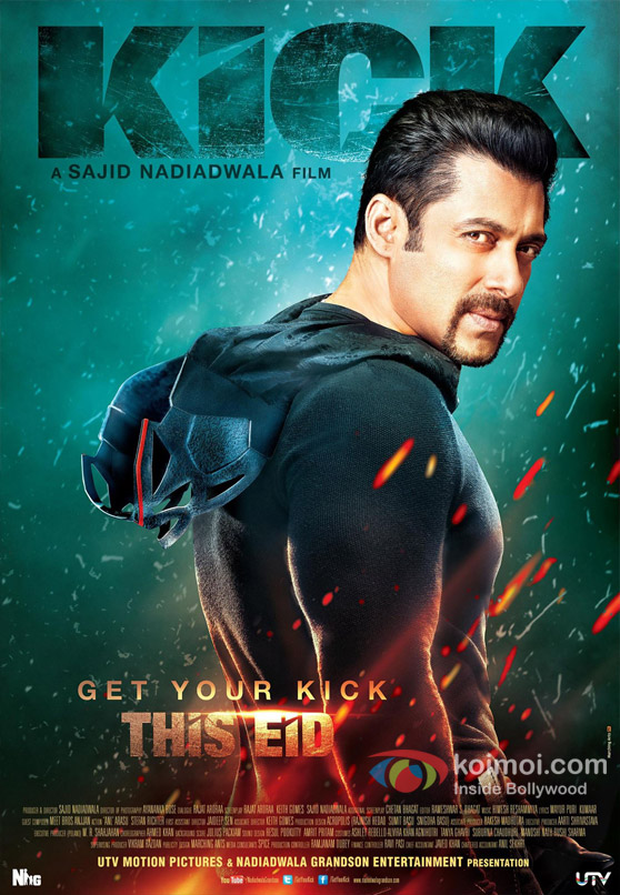 Salman Khan in a 'Kick' Movie Poster