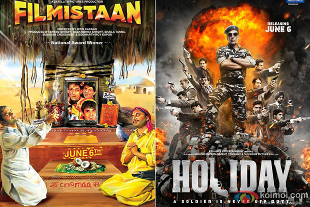 Filmistaan and Holiday Movie Poster