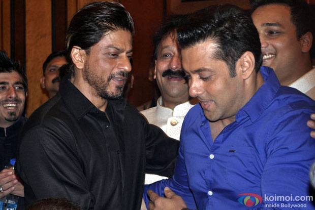 Shah Rukh Khan, Salman Khan At The Iftaar Party Last Night