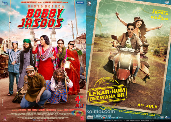 'Bobby Jasoos' and 'Lekar Hum Deewana Dil' Movie Poster