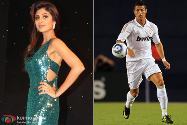 Shilpa Shetty Kundra and Cristiano Ronaldo