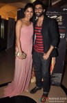 Parvathy Omanakuttan and Akshay Oberoi during the special screening of movie 'Pizza 3D'
