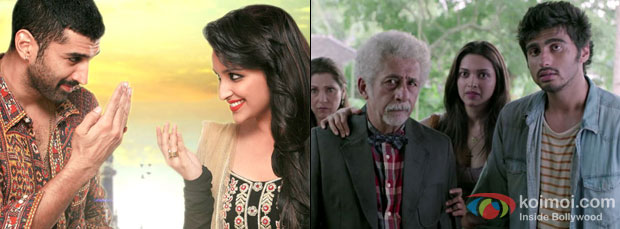 A still from movie Dawaat-E-Ishq and Finding Fanny
