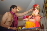Jeetendra Snapped Performing The Ganpati Puja At His Place