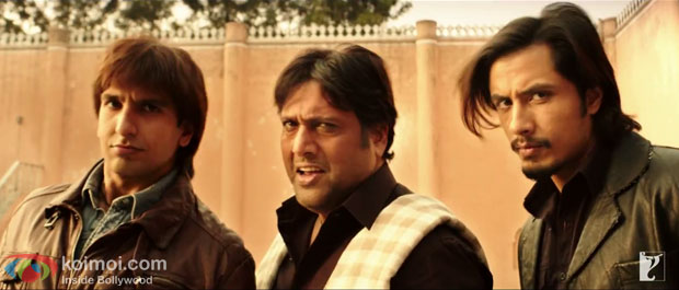Ranveer Singh, Govinda and Ali Zafar in a still from movie 'Kill Dil'