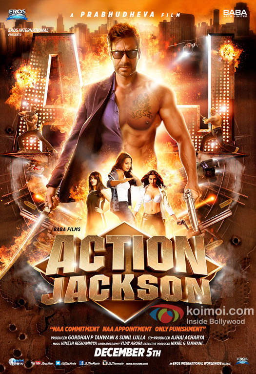 First Look Posters Ajay Devgn Shows Off His Tashan In Action Jackson Koimoi