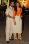 Raj Kundra and Shilpa Shetty during their Grand Diwali Bash