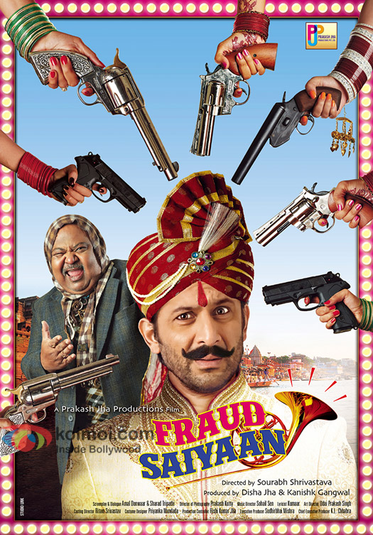 Saurabh Shukla and Arshad Warsi  in a 'Fraud Saiyaan' movie poster