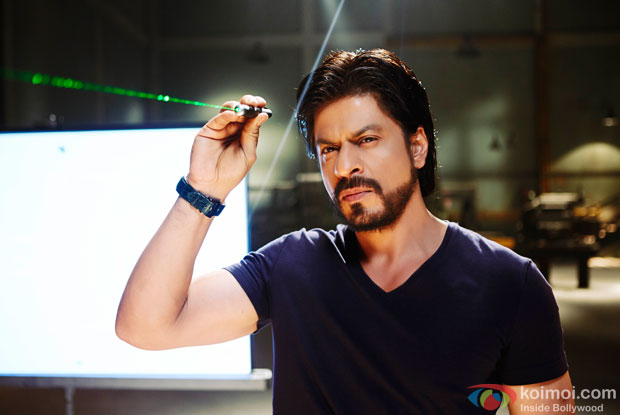 Shah Rukh Khan in a still from movie 'Happy New Year'