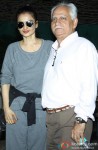 Rekha and Ramesh Sippy durng the special screening of 'Sonali Cable'