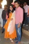 Genelia D'Souza Deshmukh and Riteish Deshmukh during the Aishwarya Rai Bachchan's Daughter Aaradhya Birthday Celebrations