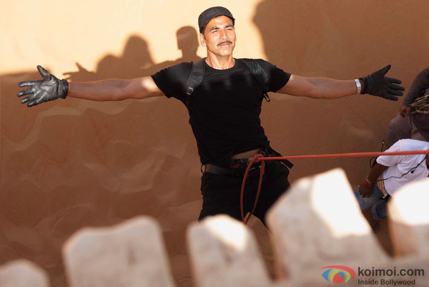 Akshay Kumar Shoots An Action Sequence For BABY In The Abu Dhabi Desert