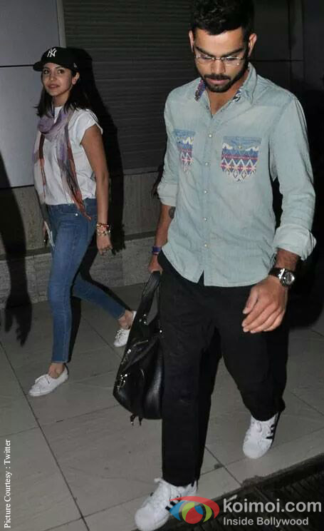 Anushka Sharma And Virat Kohli Spotted Together At Airport