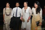 Ram Charan and Sania Mirza during the Arpita Khan-Ayush Sharma's Wedding Reception