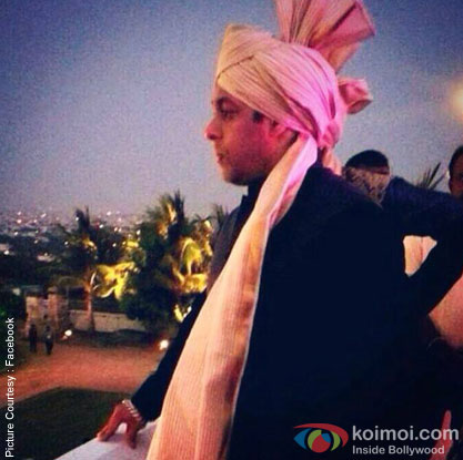 Aamir Khan during the Arpita Khan-Ayush Sharma's Wedding
