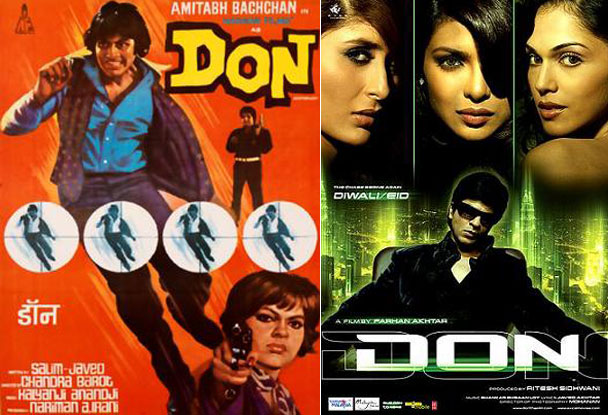 Don (1978) and Don (2006) Movie Poster