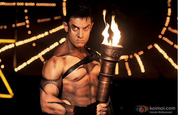Aamir Khan in a still from movie 'Dhoom 3'