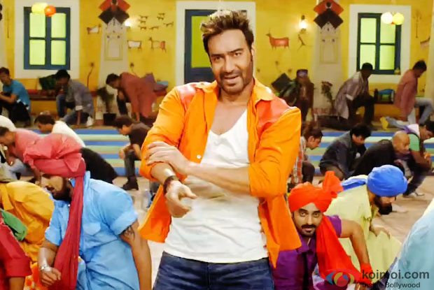 Ajay Devgn in a song 'Punjabi Mast' from movie 'Action Jackson'