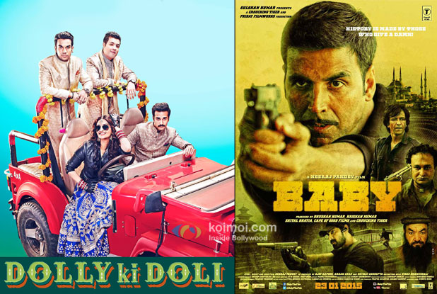 'Dolly Ki Doli' and 'Baby' Movie Posters
