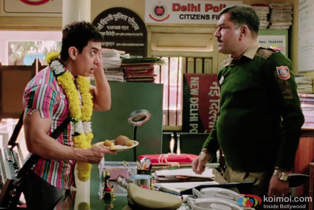 Aamir Khan in a still from movie 'PK'