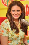 Huma Qureshi during the promotion of 'Badlapur' at Radio Mirchi
