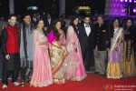 Luv Sinha, Shatrughan Sinha, Sonakshi Sinha, Poonam Sinha and Taruna Agarwal during the Kush Sinha's wedding reception