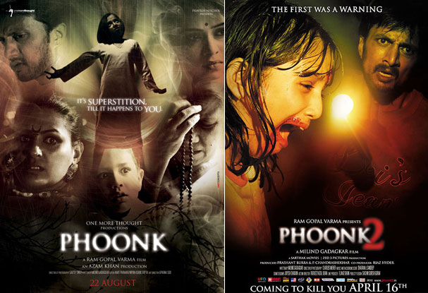 Phoonk (2008) and Phoonk 2 (2010) Movie Posters