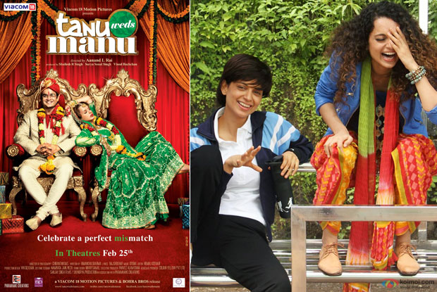 Tanu Weds Manu (2011) and Tanu Weds Manu Returns (2015) Movie Posters