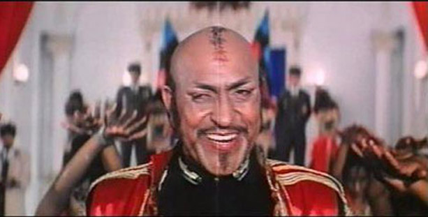 Amrish Puri as General Dong in a still from movie 'Tahalka (1992)'