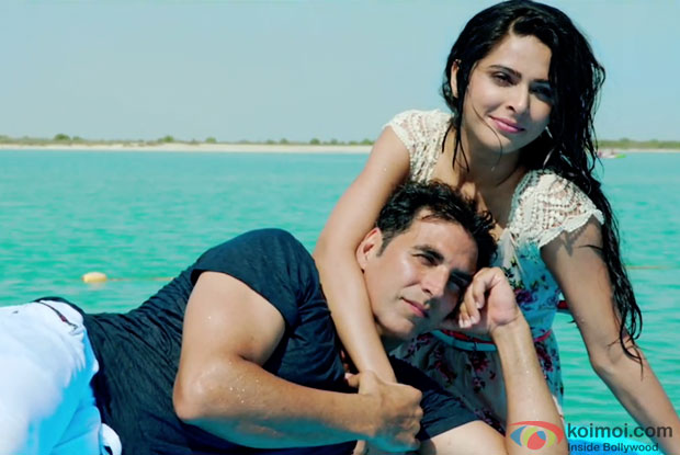 Akshay Kumar and Tapsee Pannu in a still from movie 'Baby'