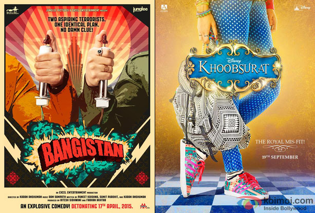Bangistan and Khoobsurat Movie Poster