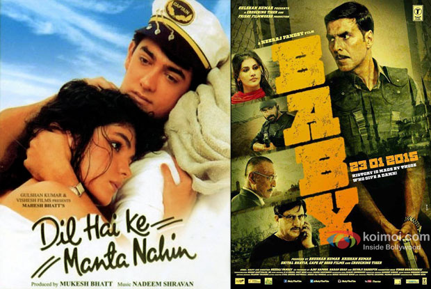 'Dil Hai Ke Manta Nahi' and 'Baby' movie posters