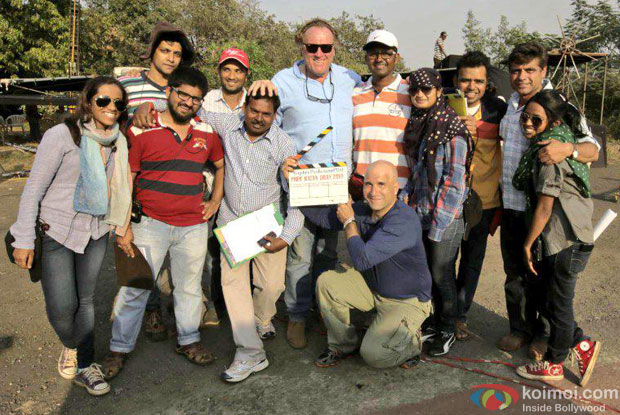 Action Director Greg Powell Along With The Prem Ratan Dhan Payo Crew