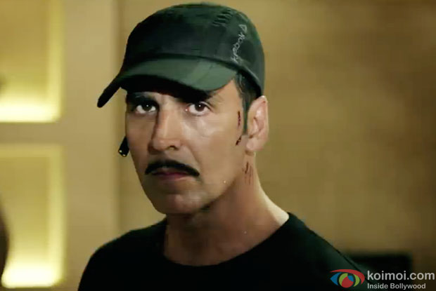 Akshay Kumar in a still from movie 'Baby'