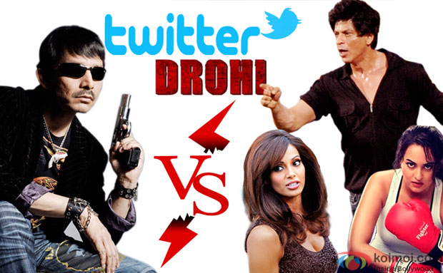 Bollywood Celebs Fight : It's KRK Vs SRK, Sonakshi, Bipasha & Others
