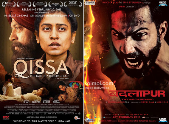Qissa and Badlapur movie posters