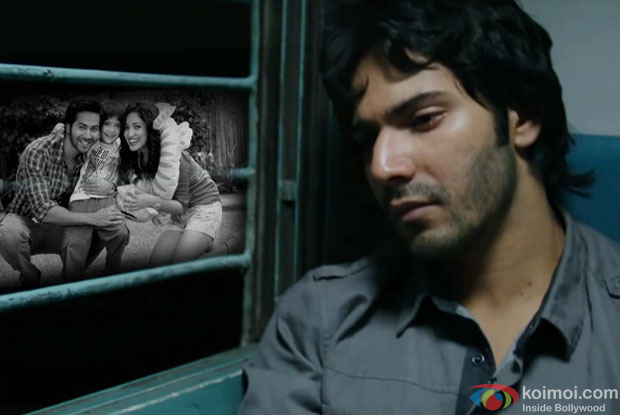 Varun Dhawan and Yami Gautam in a still from movie 'Badlapur'